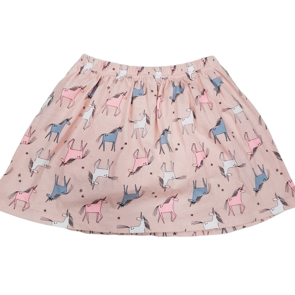 Carters Colorful Unicorn Pink Skort Skirt Shorts - Picture 1 of 5